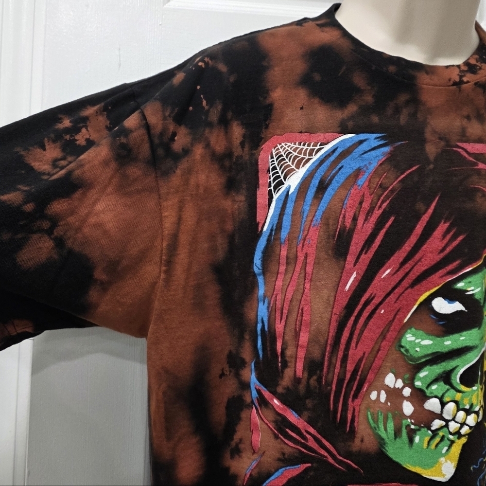 MISFITS Hybrid Moments Tie-Dye Graphic TShirt Upcycled Size M - Picture 5 of 11